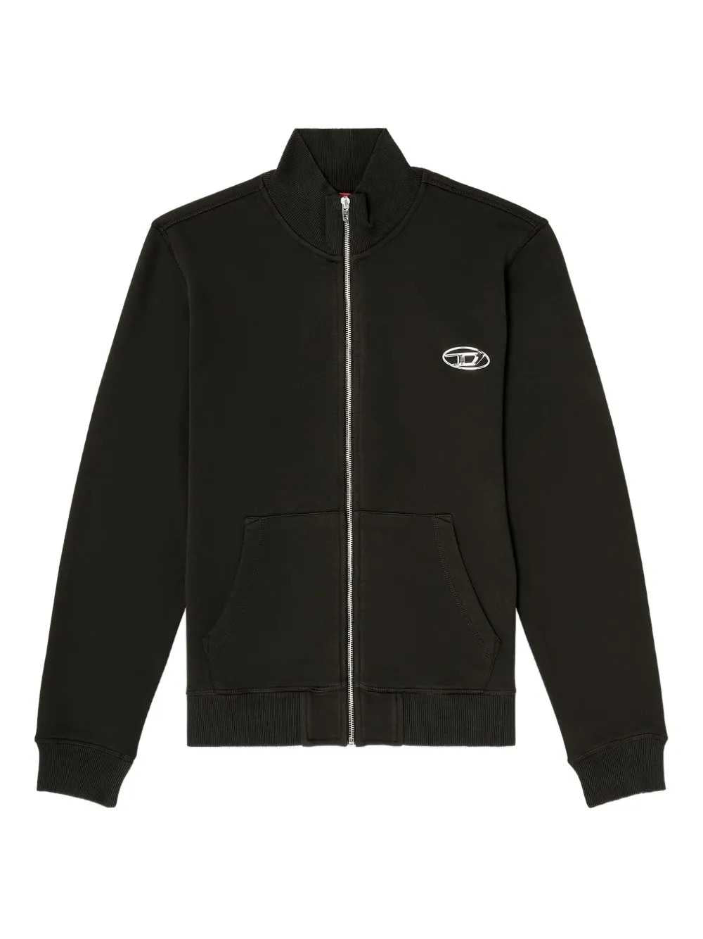 Diesel Men Oval D Sweater With Zip DIESEL