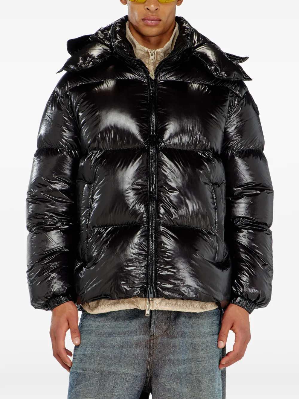 Diesel Men Piumino Con Cappuccio Rimovibile DIESEL