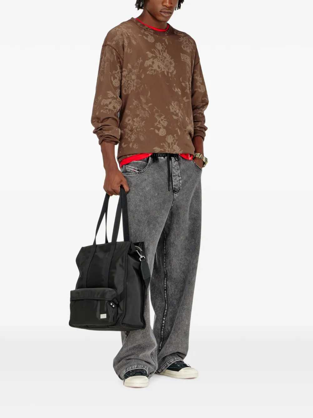 Diesel Men Denim-Effect Sweatpants DIESEL
