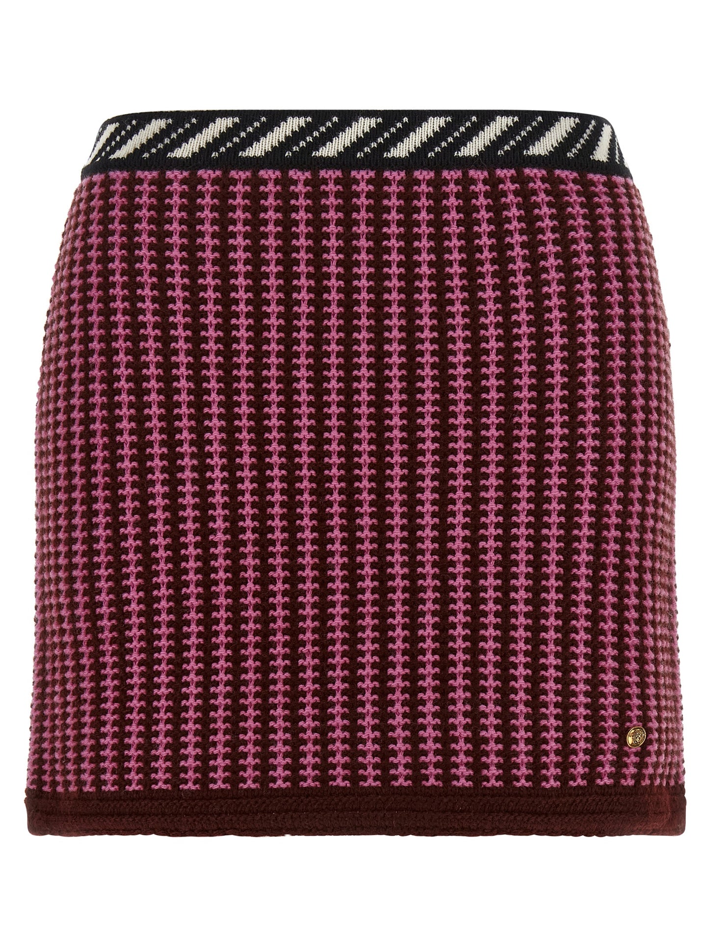 Versace Women Crochet Knit Skirt VERSACE