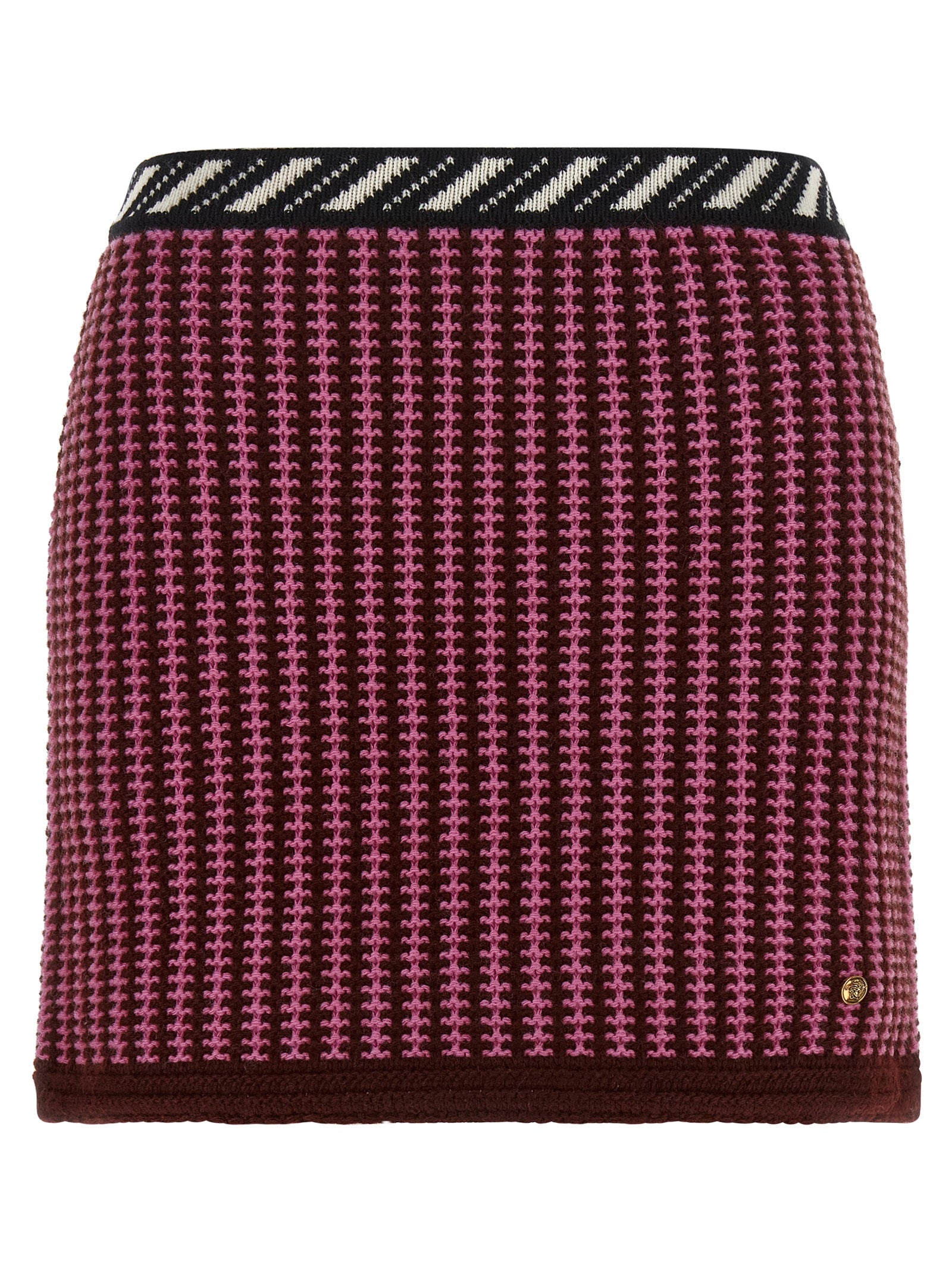 Versace Women Crochet Knit Skirt VERSACE