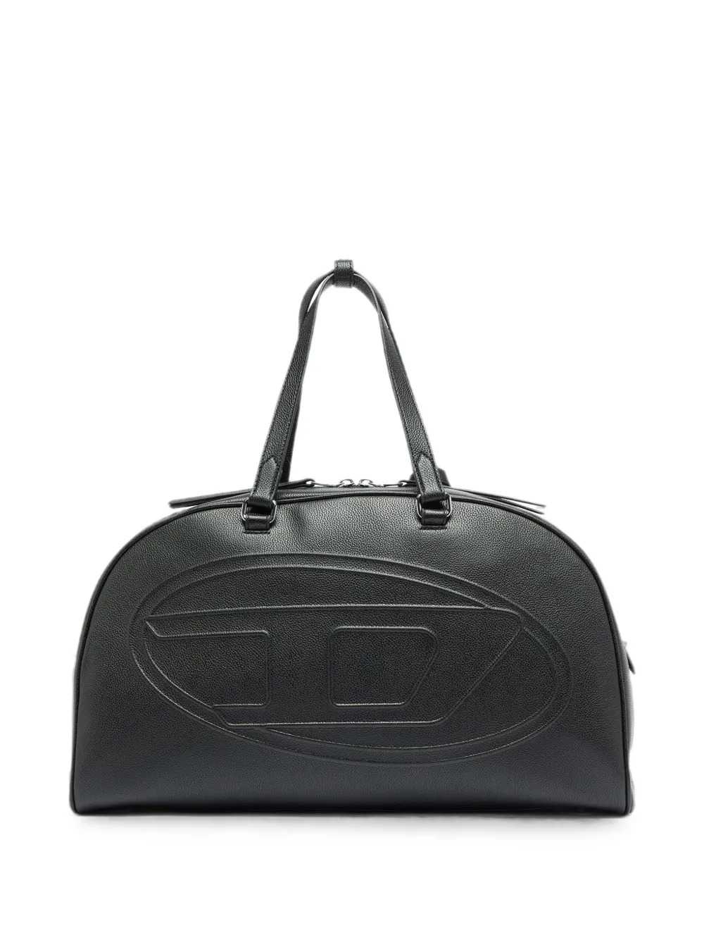 Diesel Men 1Dr Dome Leather Travel Bag With Oval D Logo DIESEL
