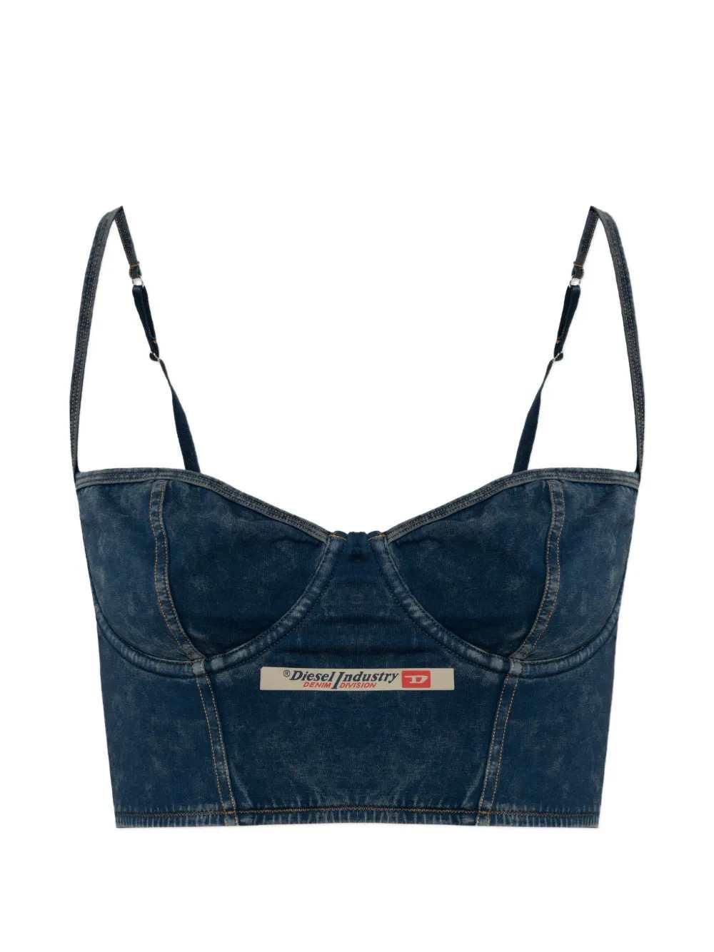 Diesel Women Sheila-Dnm Bra With Appliqué DIESEL