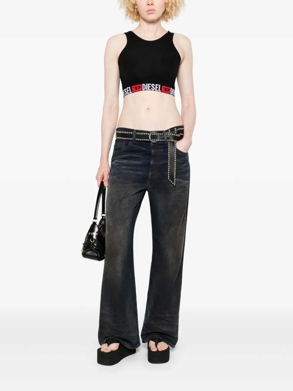 Diesel Women Sandra-D-Core Crop Top DIESEL