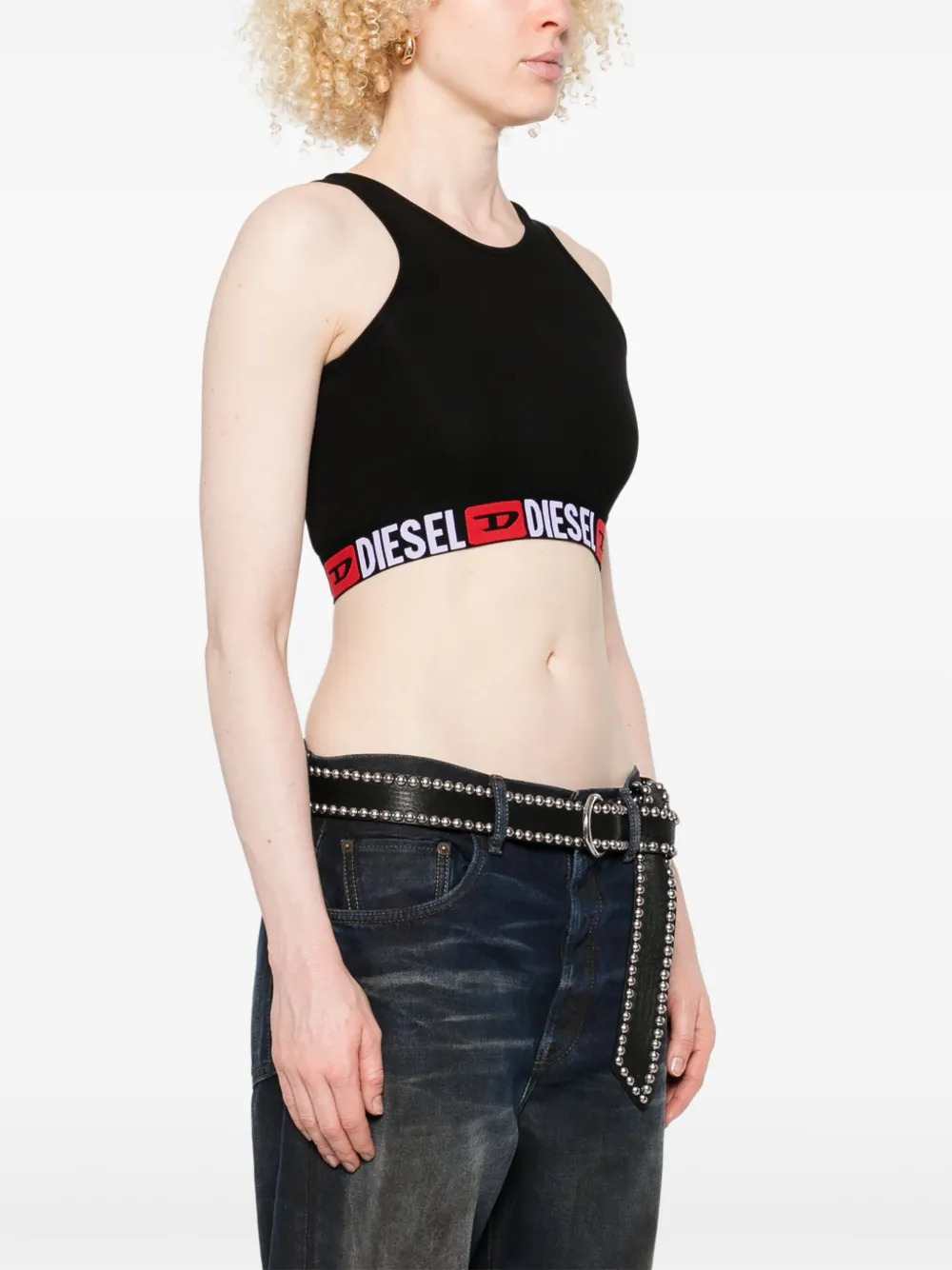 Diesel Women Sandra-D-Core Crop Top DIESEL