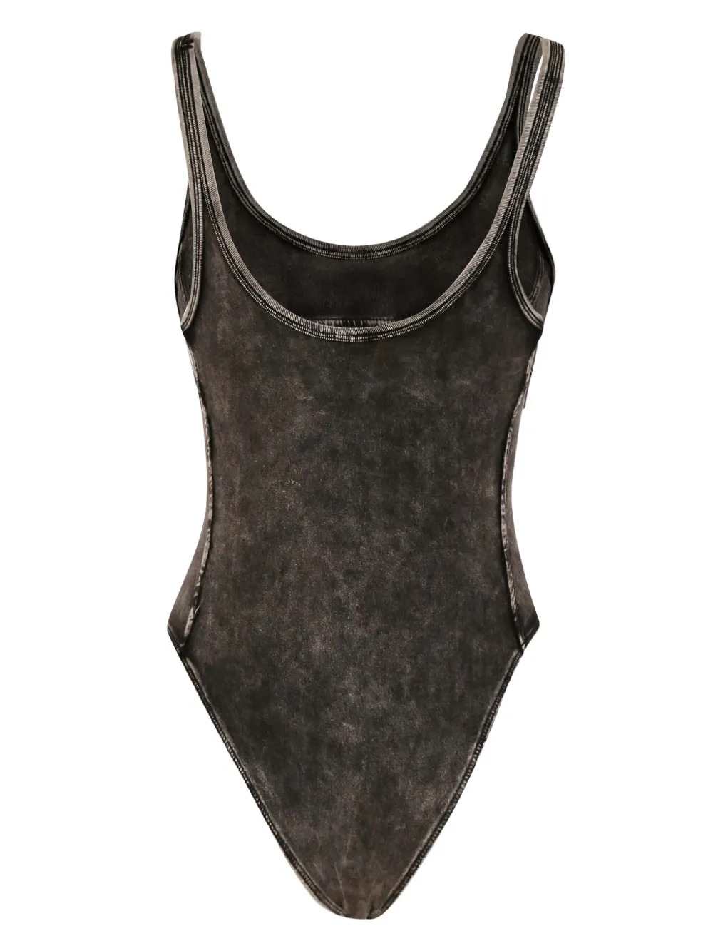 Diesel Women Phoebe-Dnm Bodysuit With Logo Appliqué DIESEL