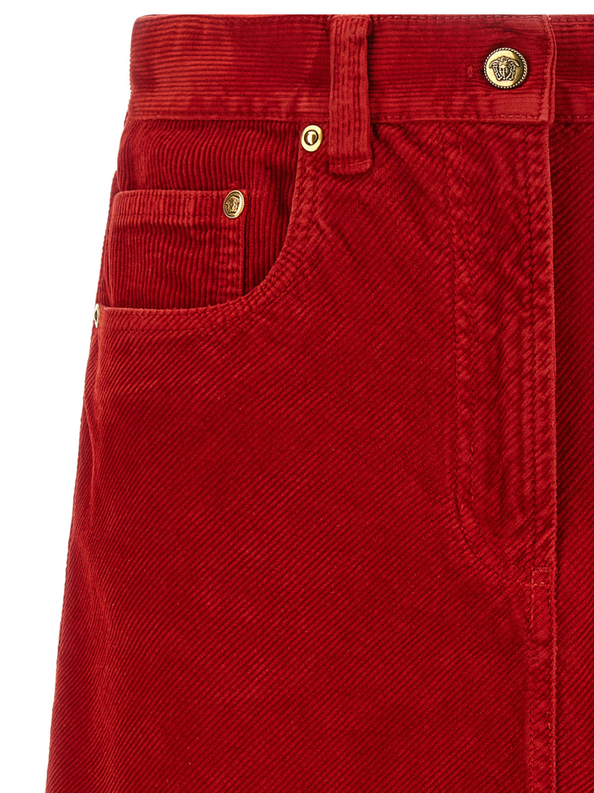Versace Women Corduroy Skirt VERSACE