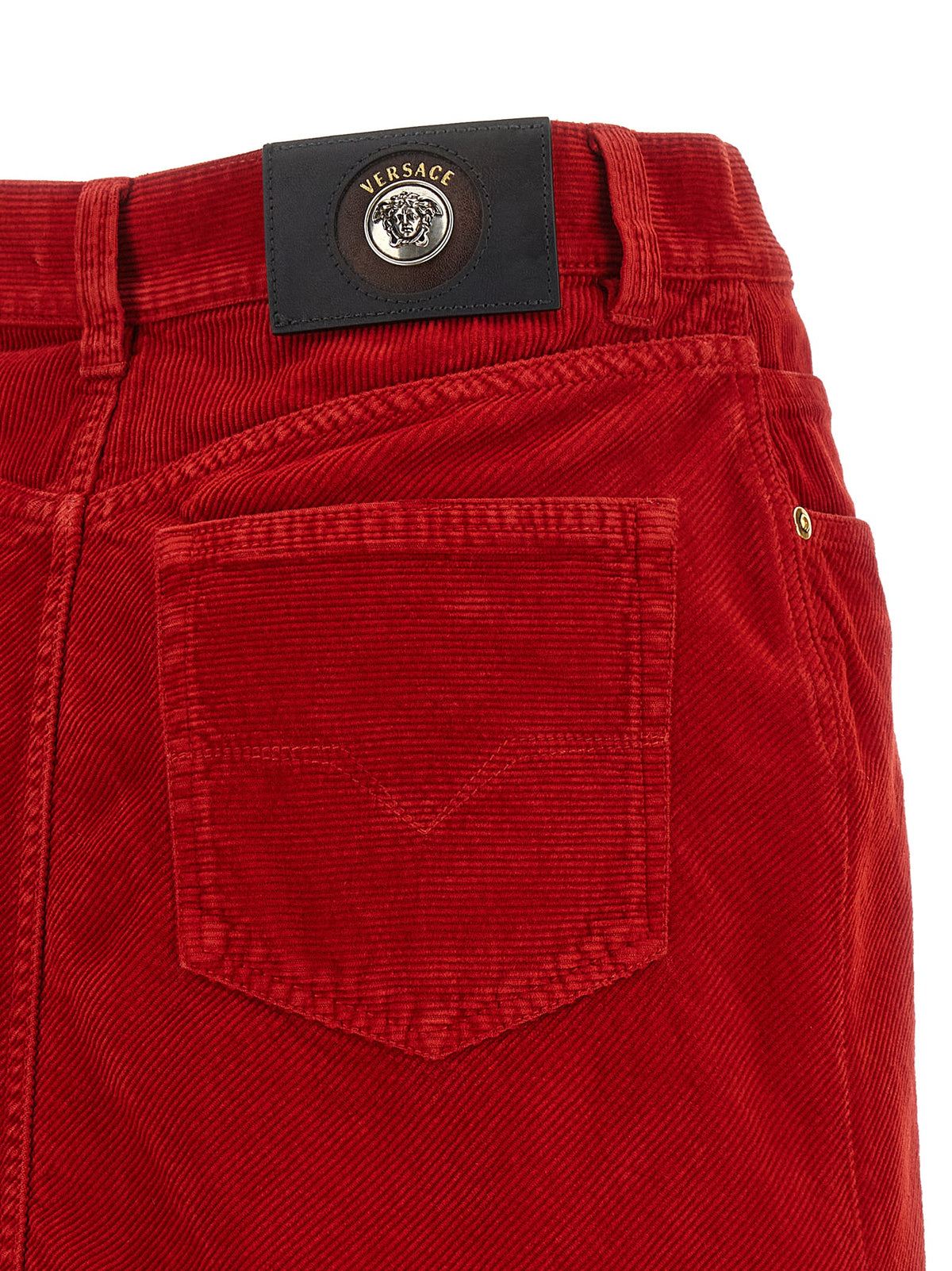 Versace Women Corduroy Skirt VERSACE