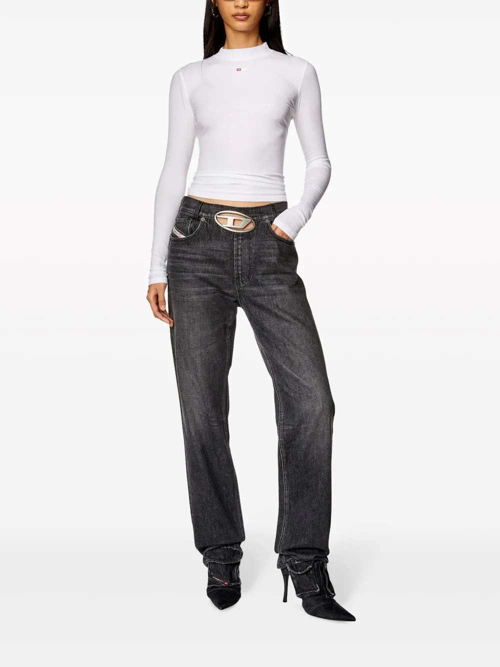 Diesel Women Top T-Mokky-Ls-Microdiv DIESEL