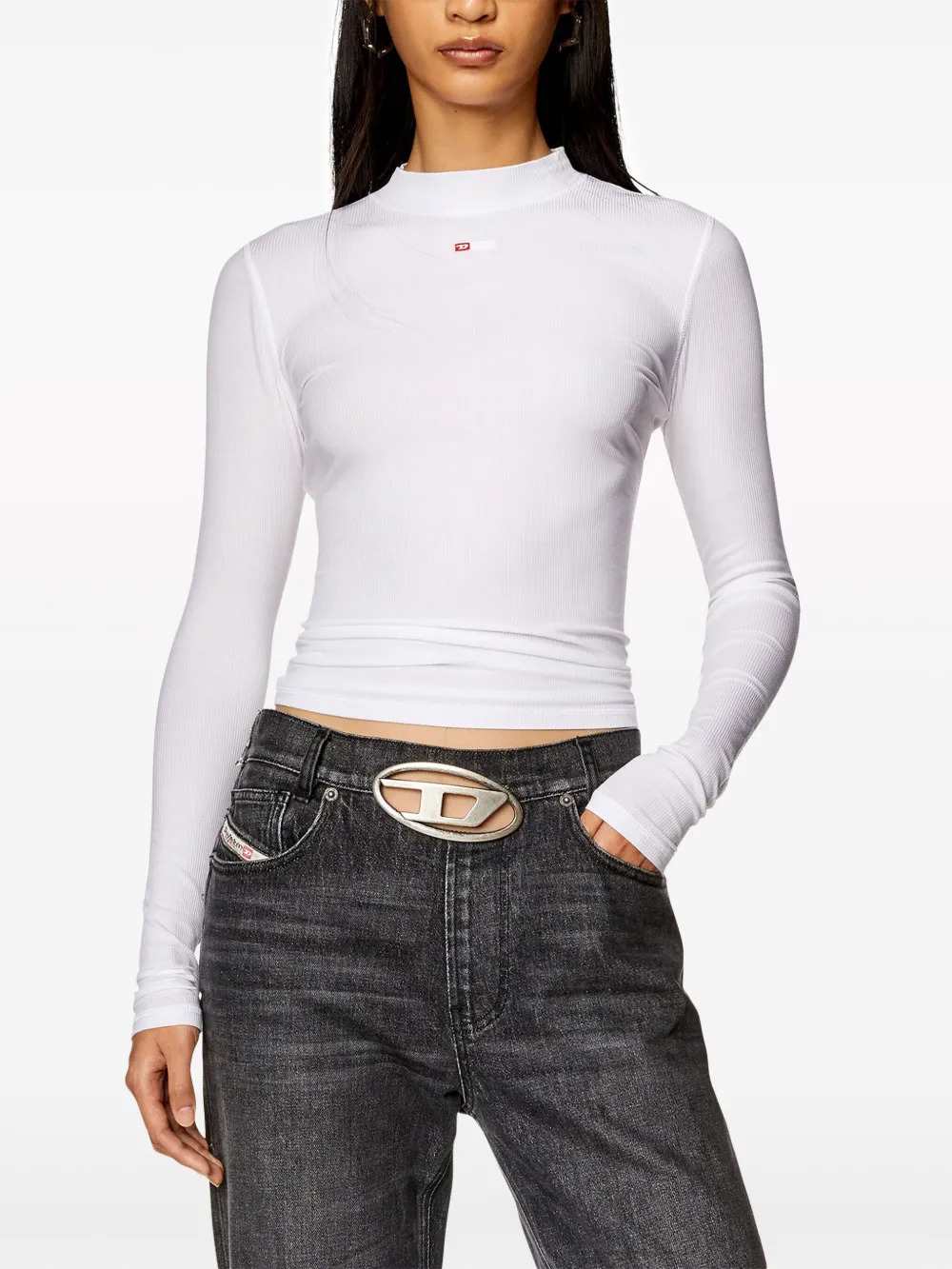 Diesel Women Top T-Mokky-Ls-Microdiv DIESEL