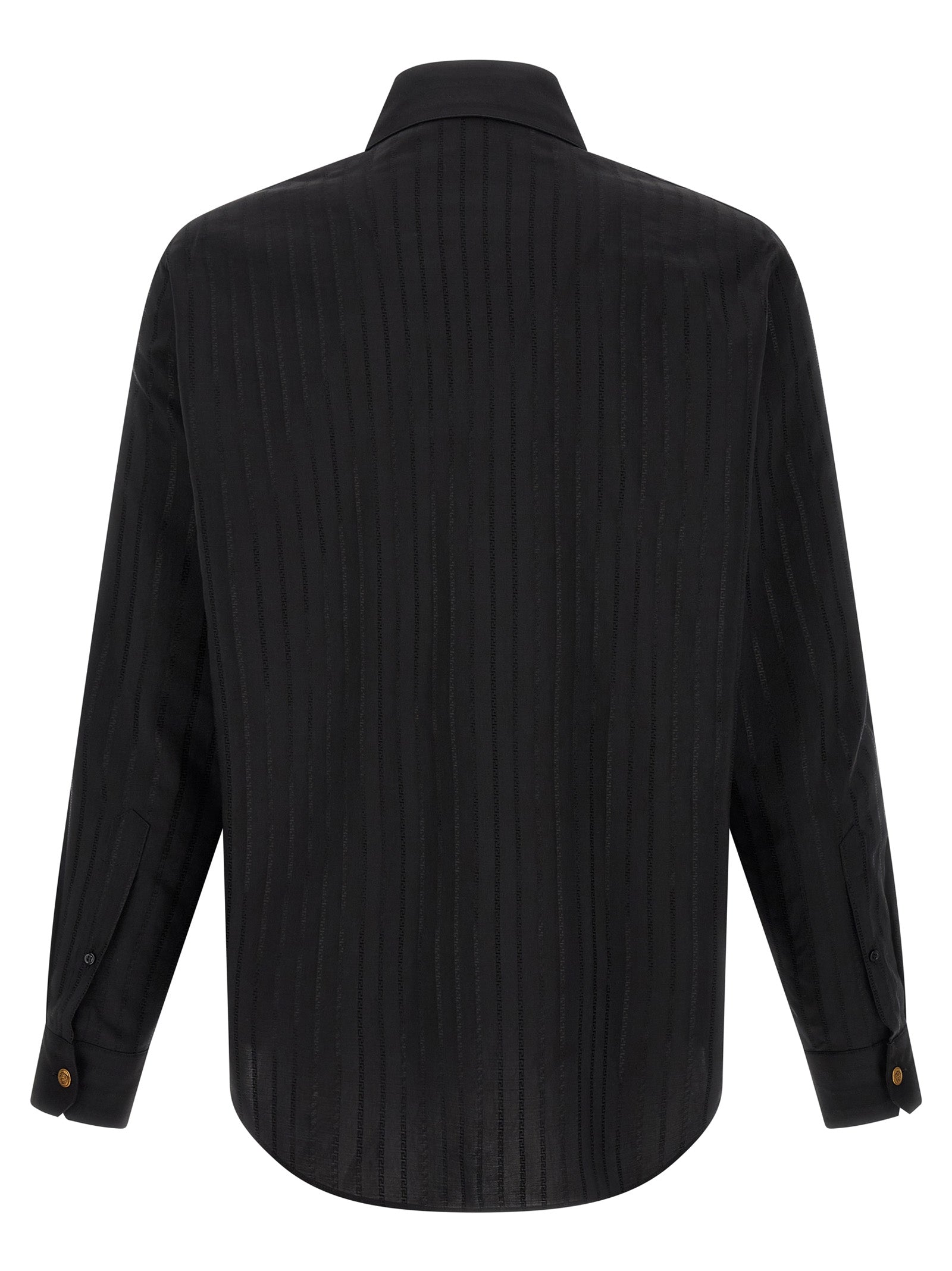 Versace Men Jacquard Silk Shirt VERSACE