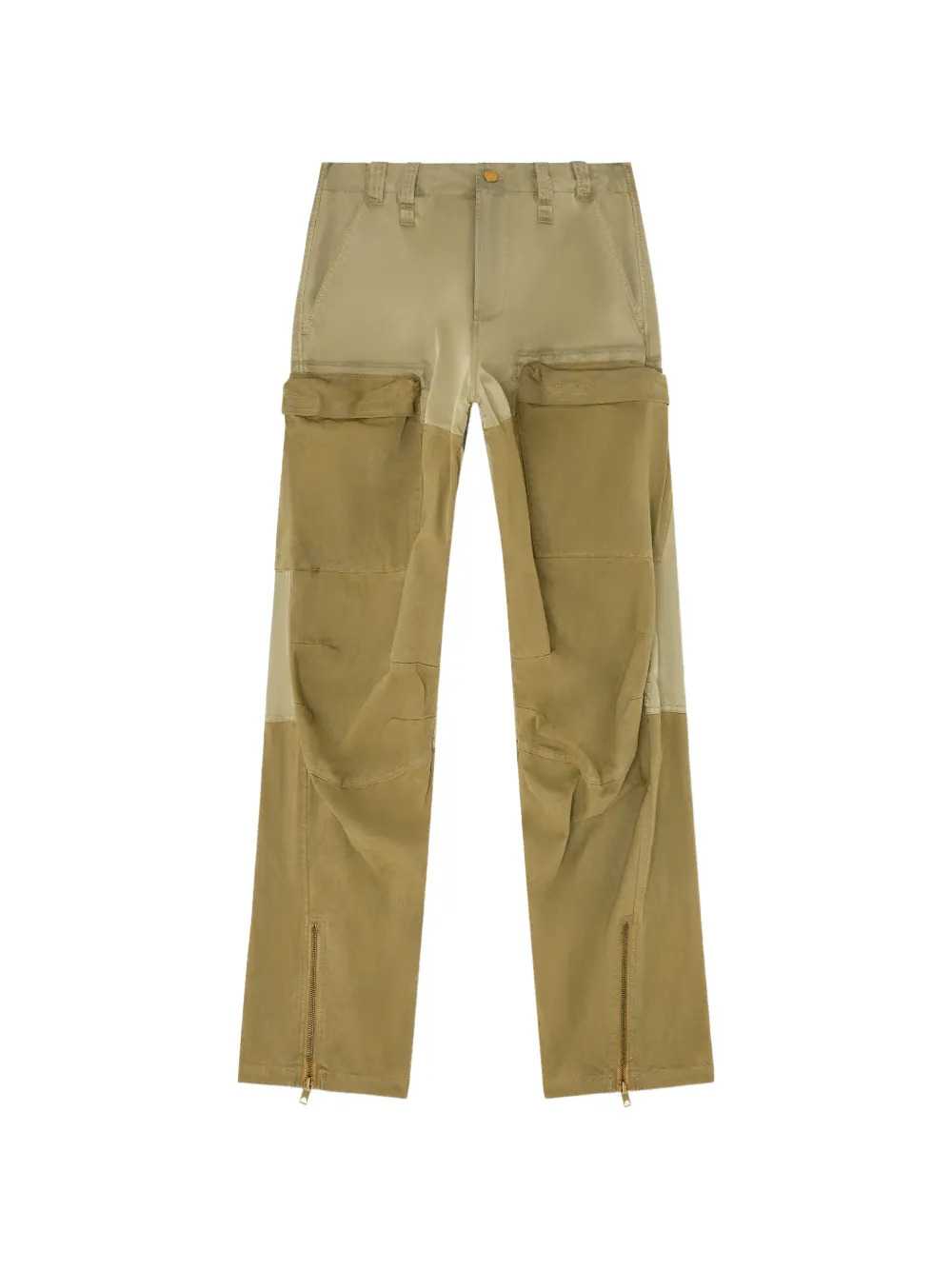 Diesel Women Cotton And Nylon Cargo Pants DIESEL