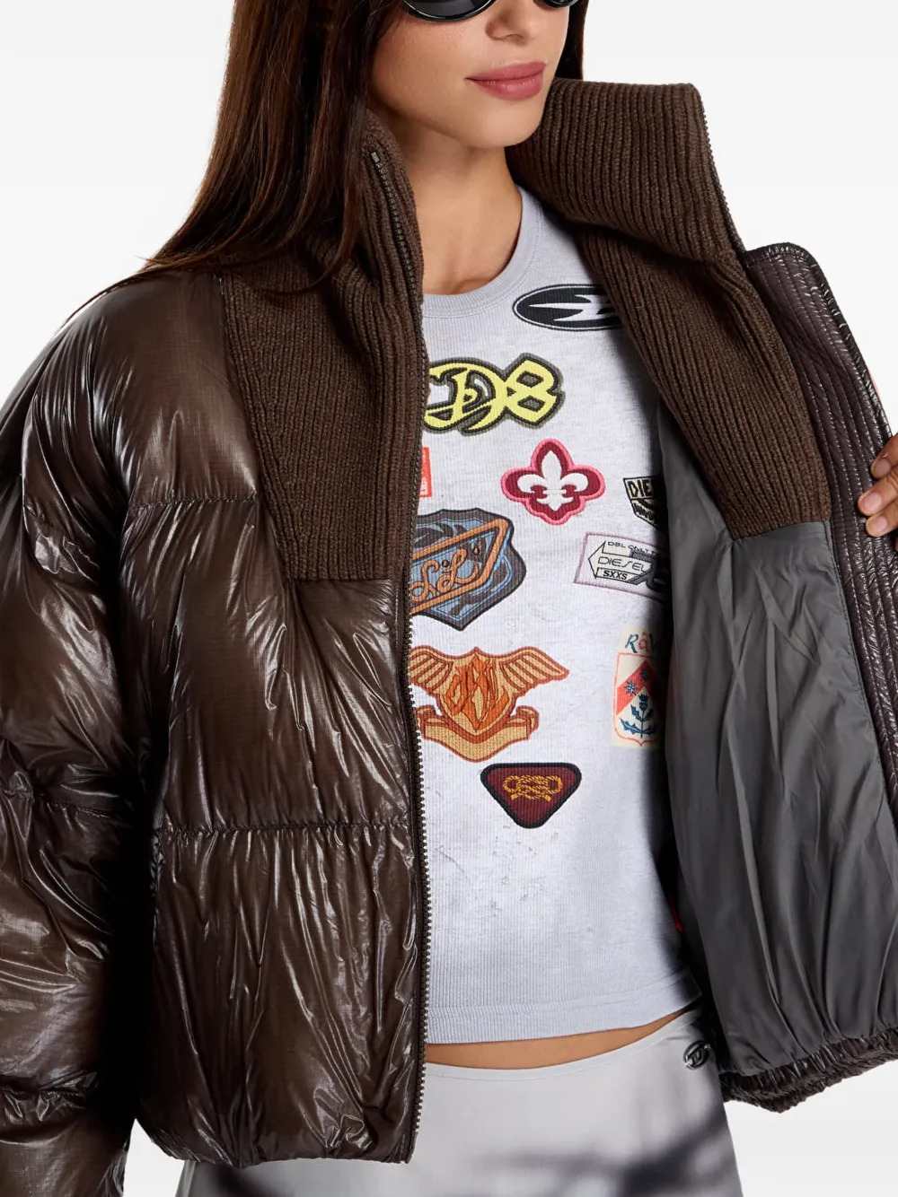 Diesel Women Quilted Jacket DIESEL