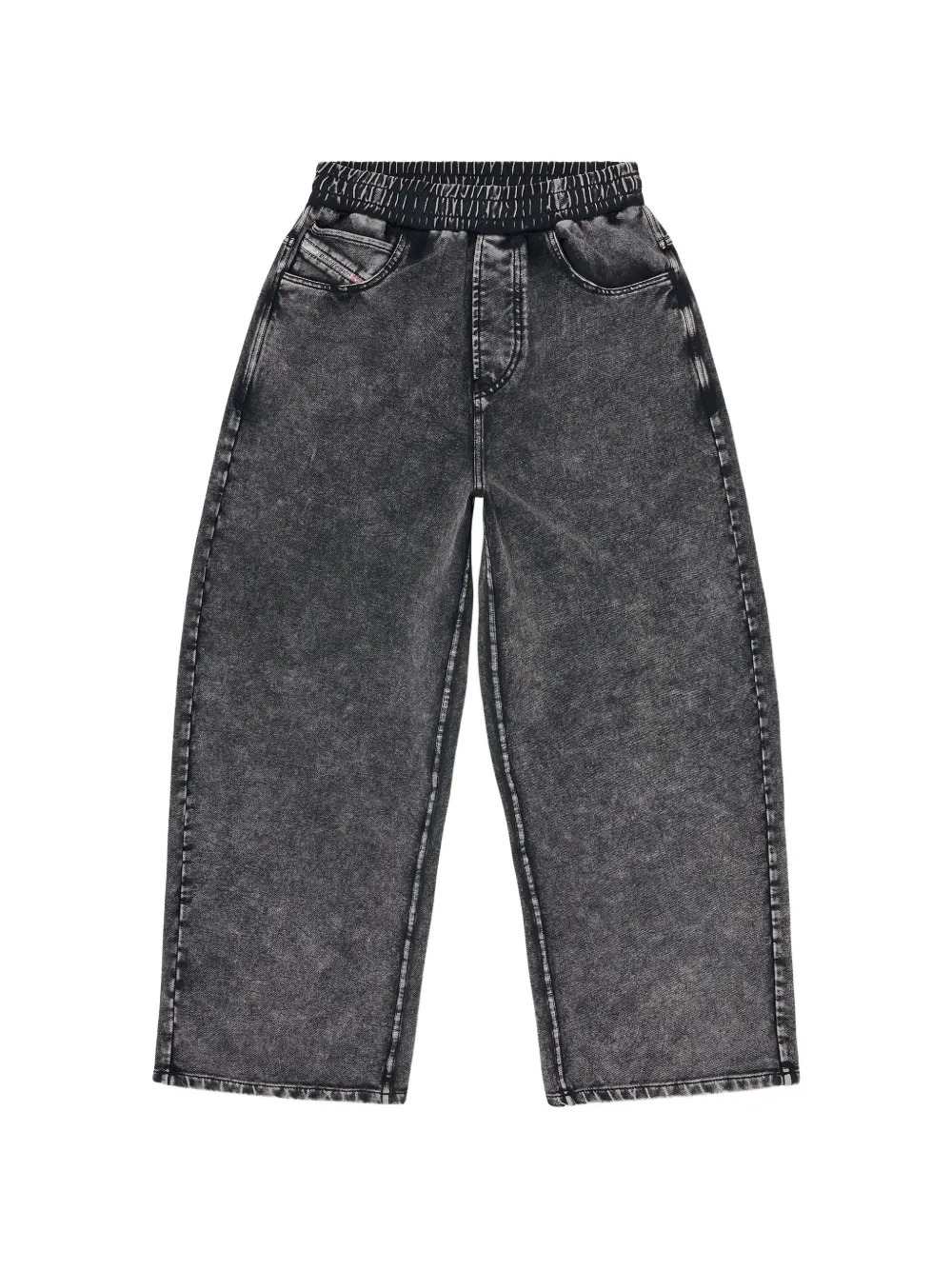 Diesel Women Denim-Effect Sports Trousers DIESEL