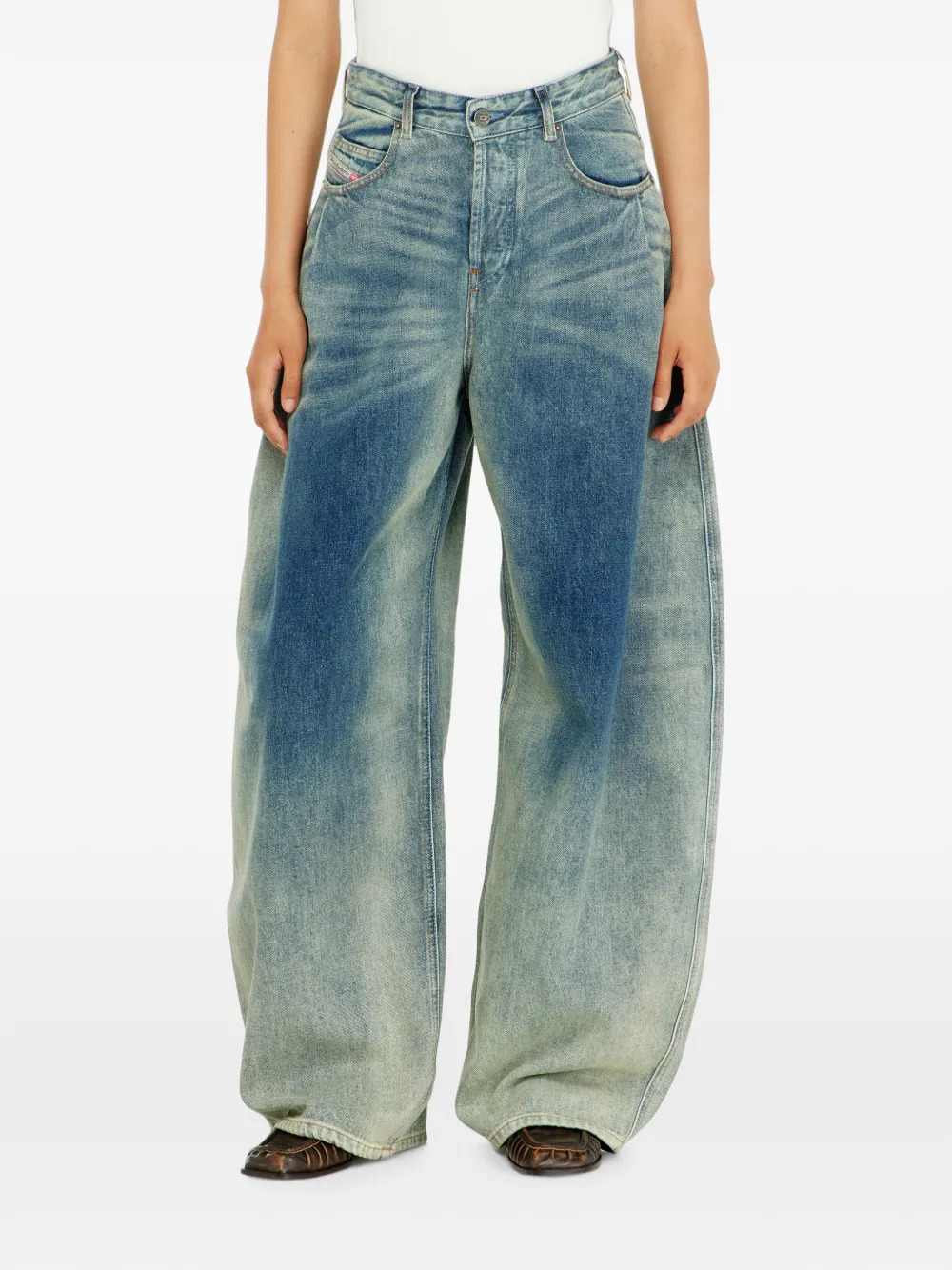 Diesel Women 1987 D-Khelz High-Rise Relaxed Jeans DIESEL