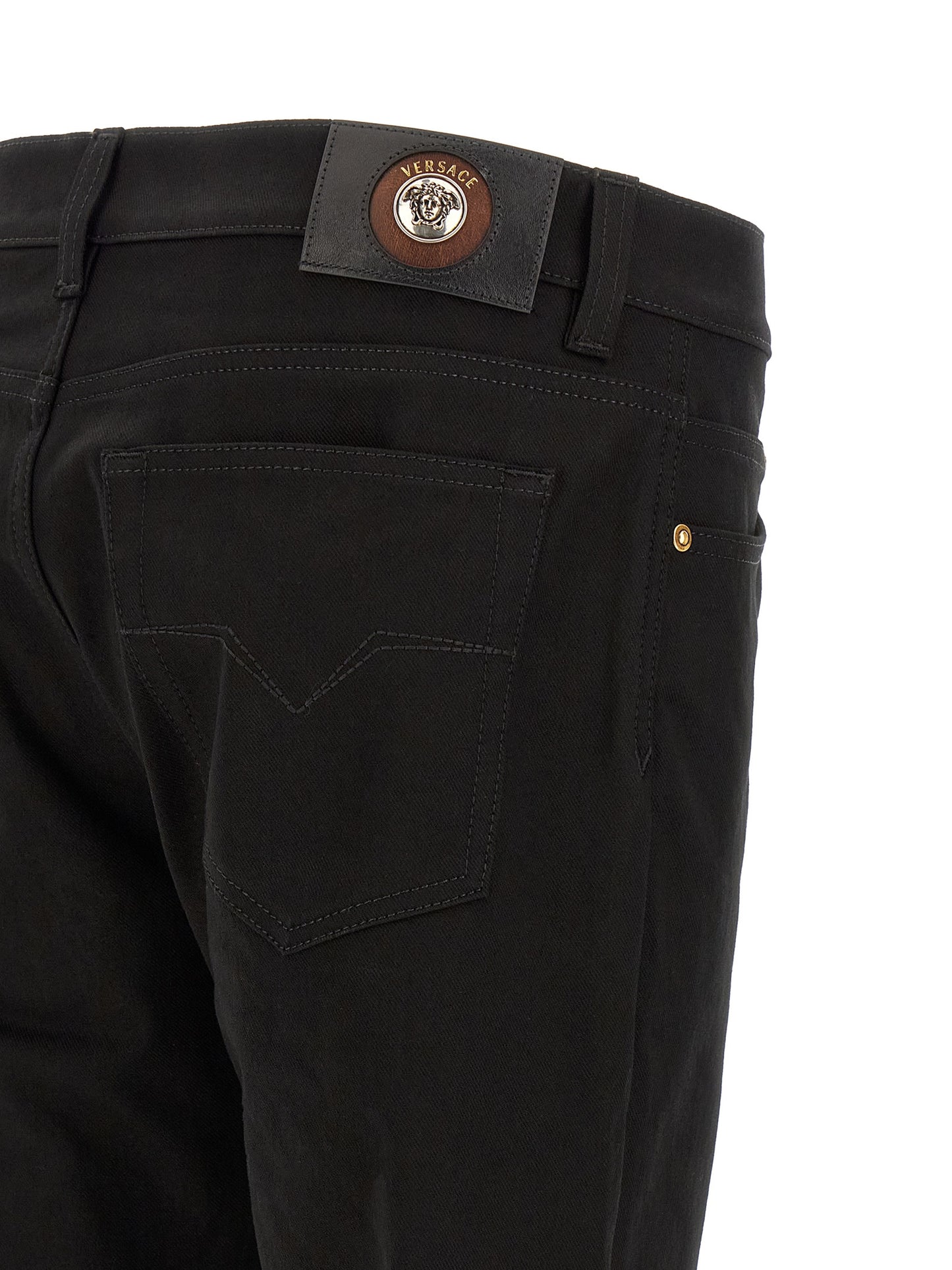 Versace Men Medusa Embroidery Jeans VERSACE