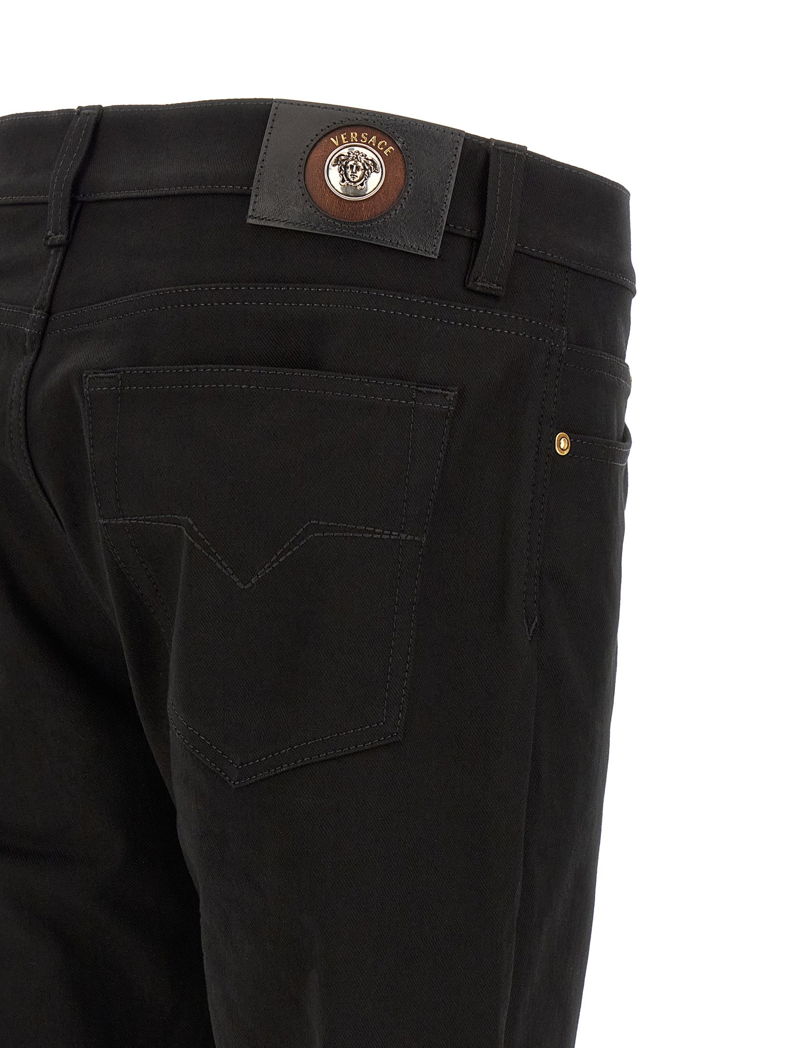 Versace Men Medusa Embroidery Jeans VERSACE