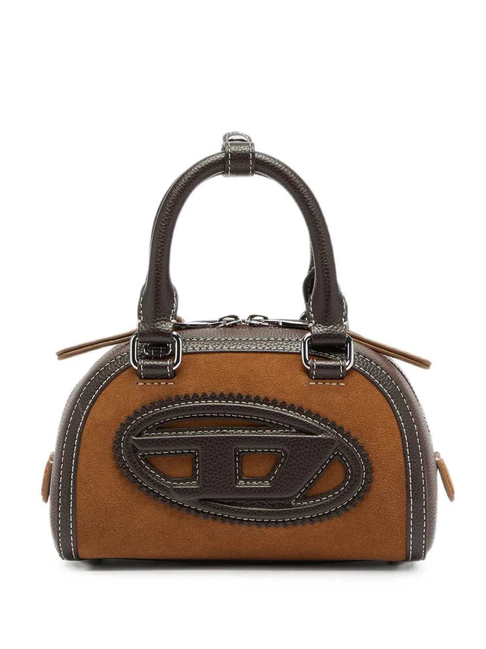 Diesel Women 1Dr Dome - Small Bowling Bag In Suede And Pu DIESEL