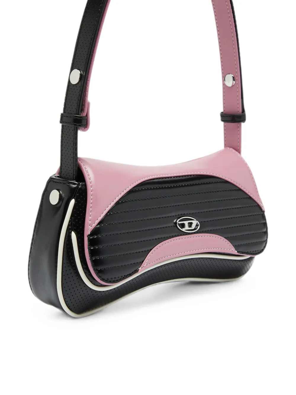 Diesel Women Play Clutch With Color-Block Design DIESEL