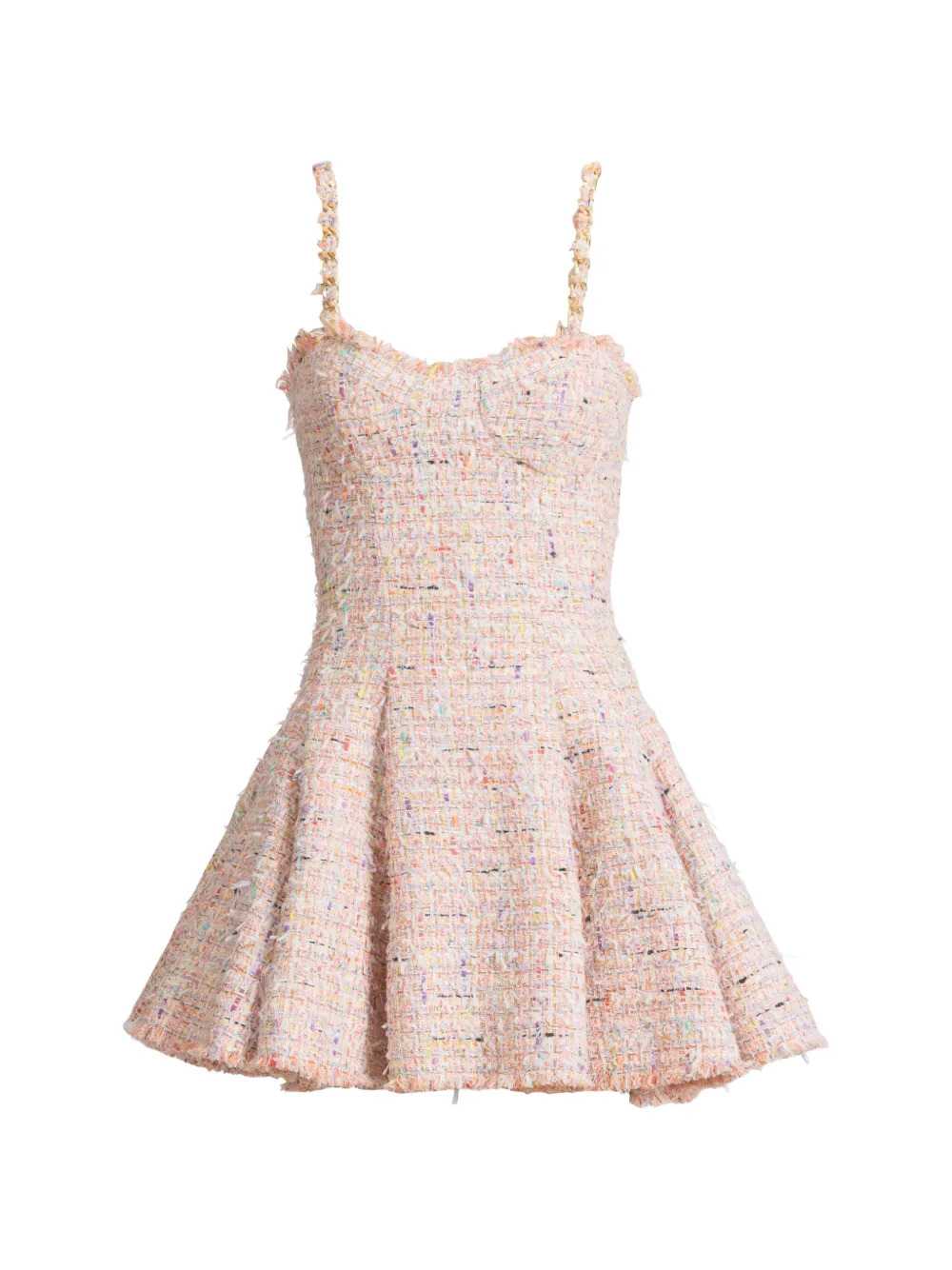 Balmain Women Flared Tweed Dress BALMAIN