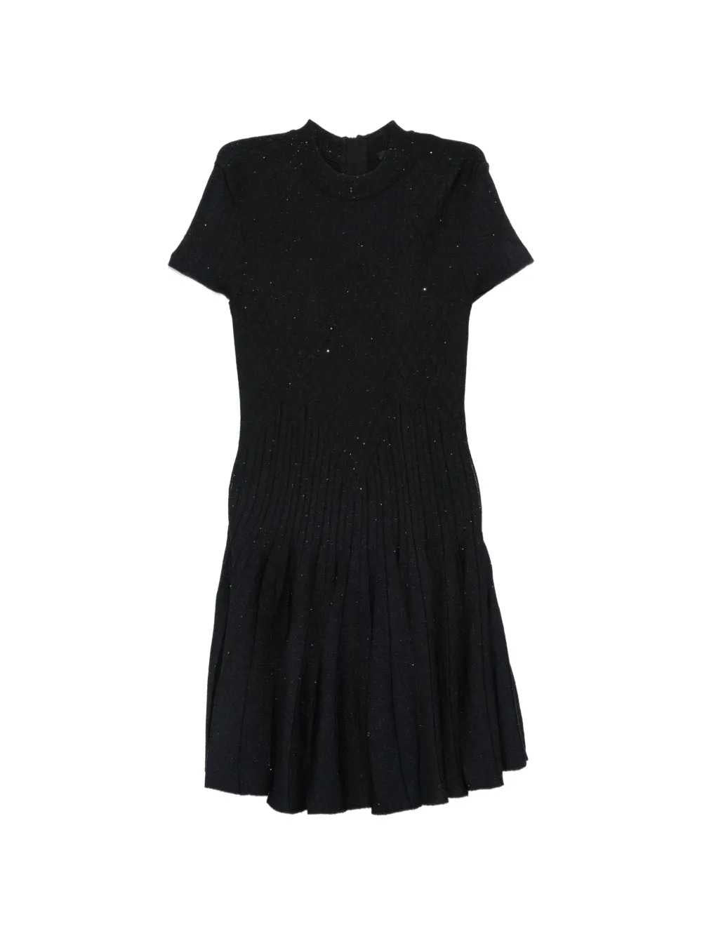 Balmain Women Ribbed Sequin Dress BALMAIN