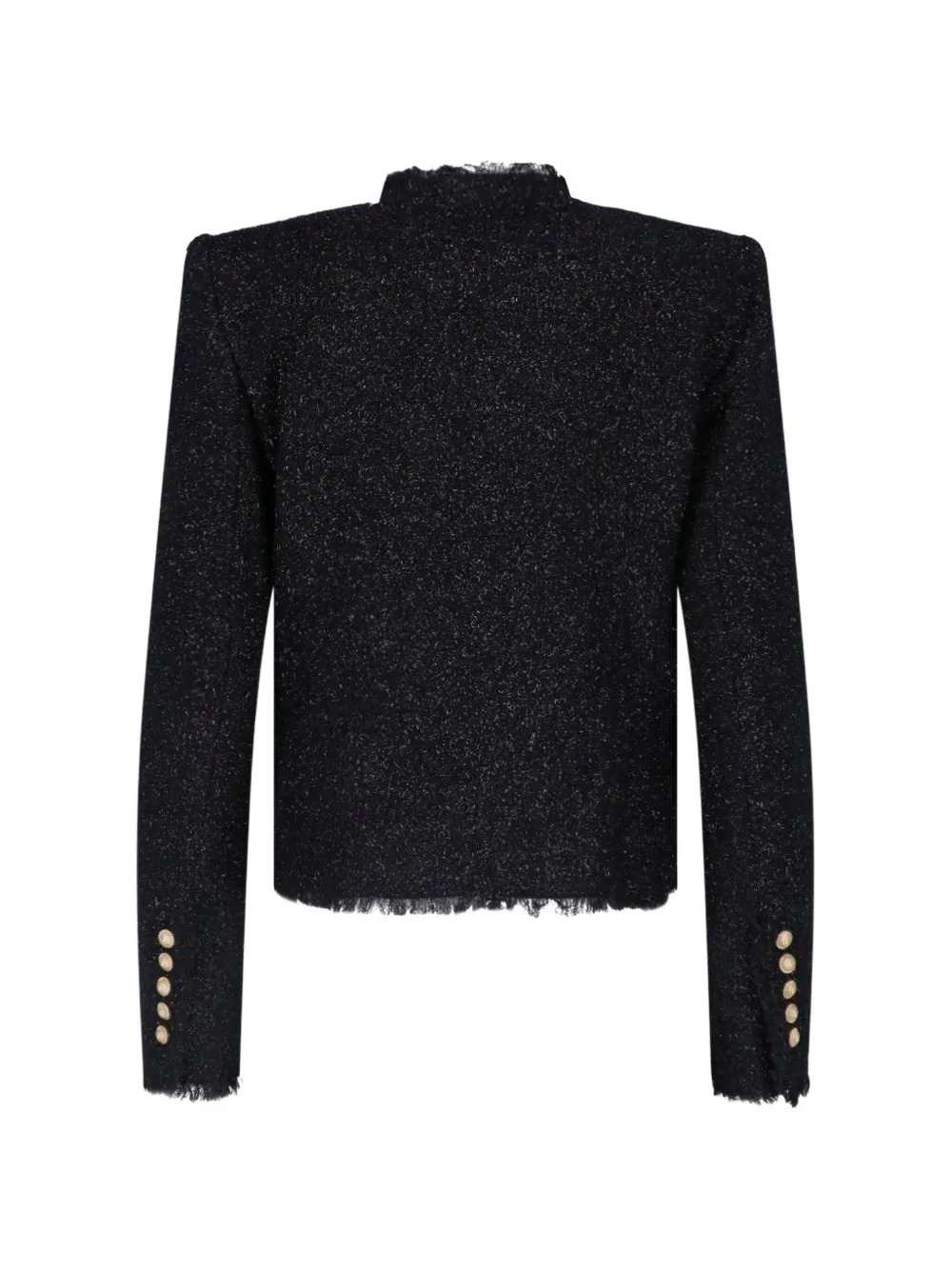 Balmain Women Tweed Jacket With Lion-Head Buttons BALMAIN