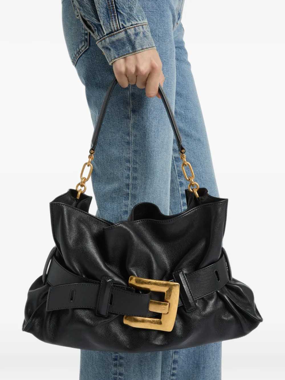 Balmain Women Medium Anthem Bag In Smooth Leather BALMAIN