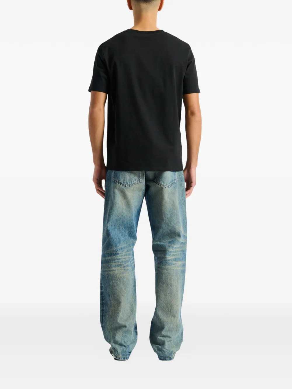 Balmain Men Balmain Paris Print T-Shirt BALMAIN
