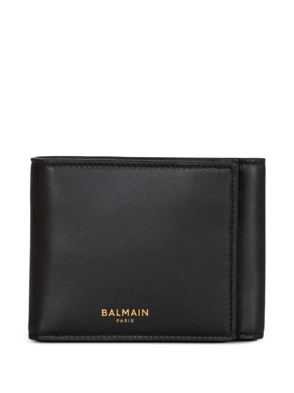 Balmain Men Smooth Leather Tri-Fold Wallet BALMAIN