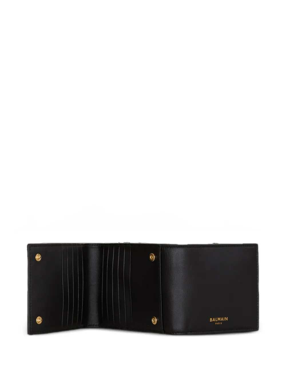 Balmain Men Smooth Leather Tri-Fold Wallet BALMAIN