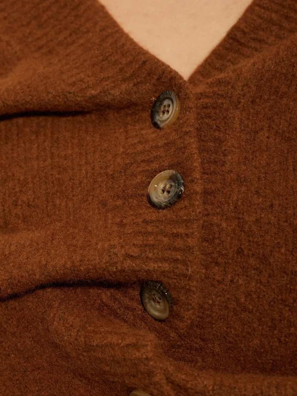 Diesel Women Cardigan-Style Dress In Crinkled Boiled Wool DIESEL
