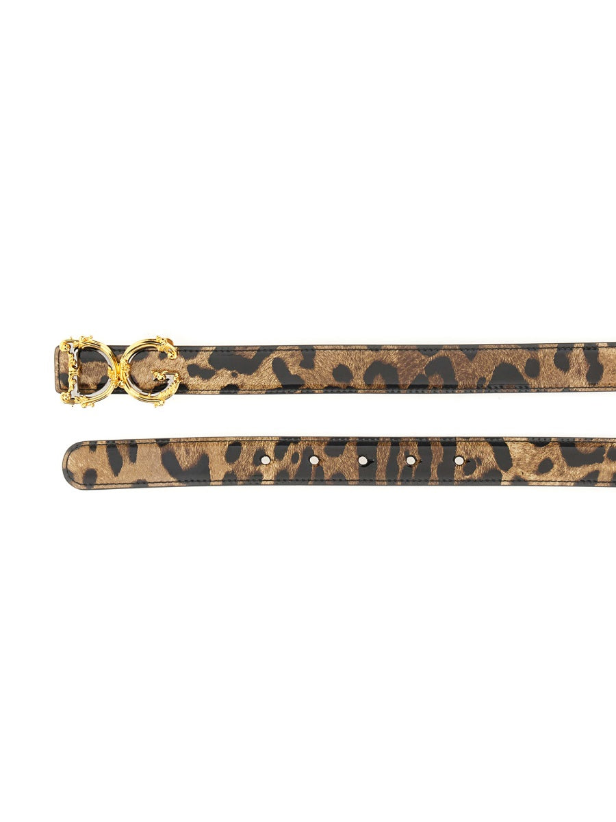 Dolce & Gabbana Women Leopard Print Belt DOLCE & GABBANA