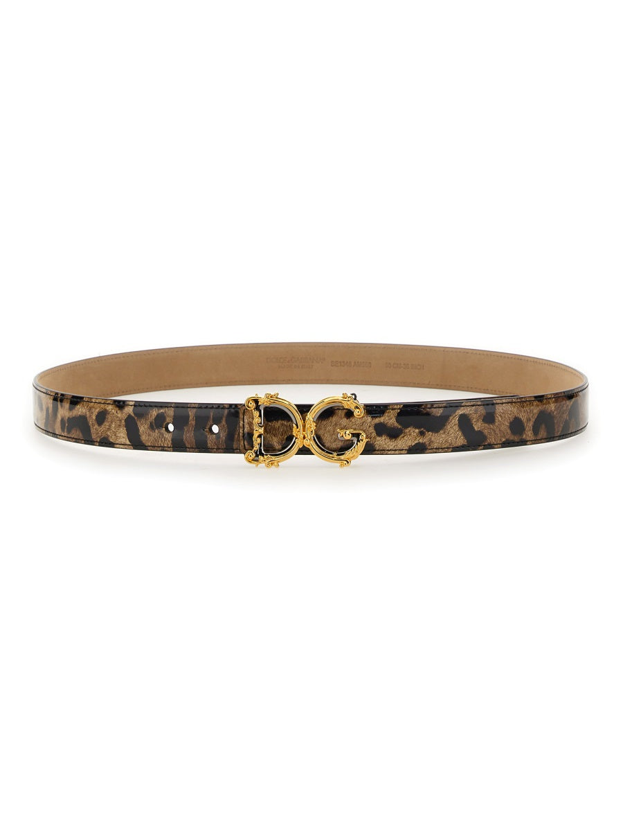 Dolce & Gabbana Women Leopard Print Belt DOLCE & GABBANA