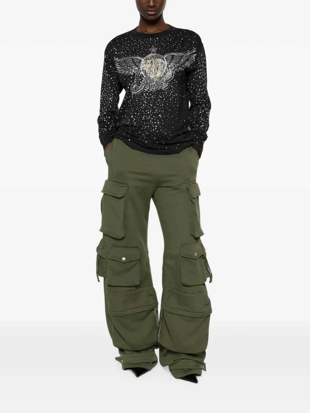 Diesel Men Rhinestone Long-Sleeve T-Shirt DIESEL