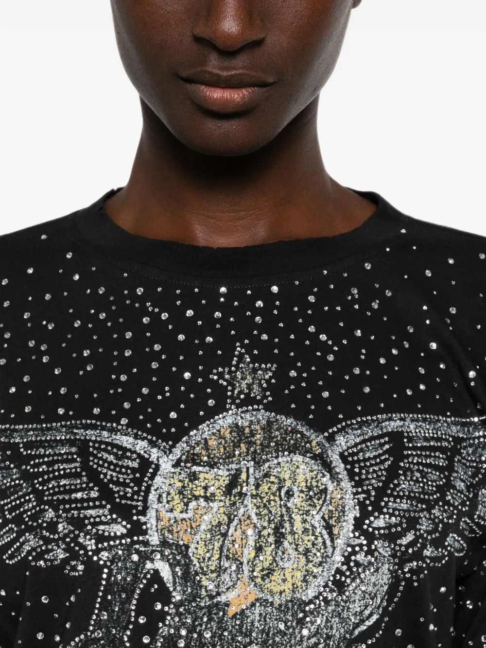 Diesel Men Rhinestone Long-Sleeve T-Shirt DIESEL