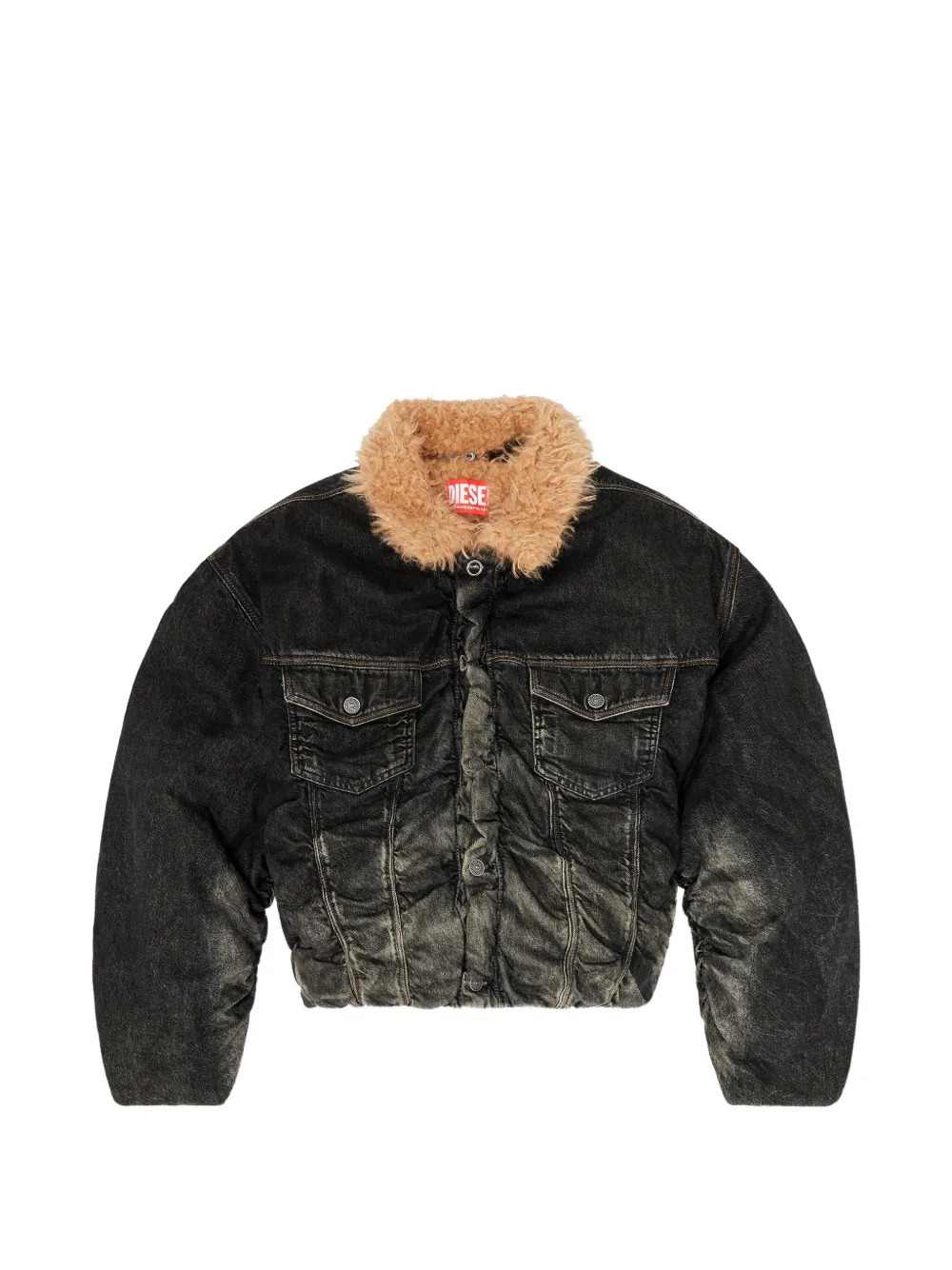 Diesel Unisex Ruffled Jacket DIESEL