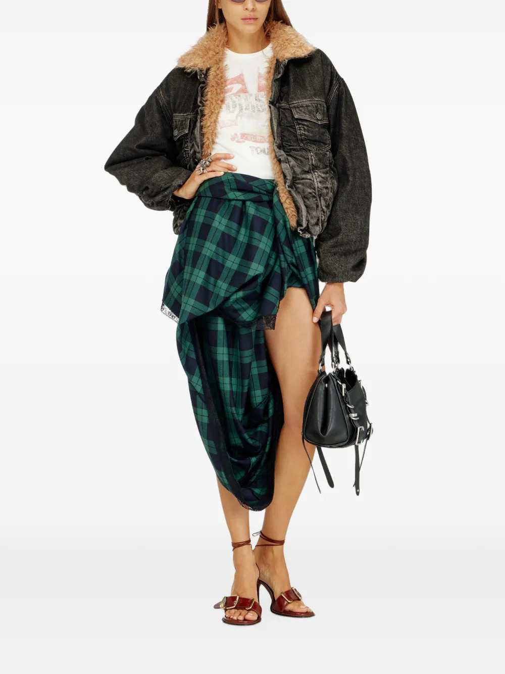Diesel Unisex Ruffled Jacket DIESEL