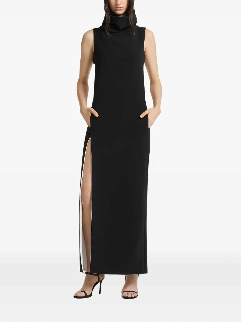 Courreges Women High-Neck Maxi Dress With Cut-Outs COURREGES