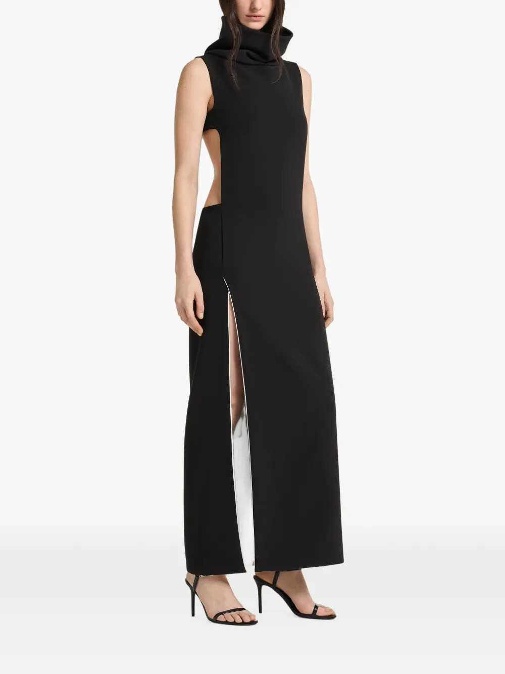 Courreges Women High-Neck Maxi Dress With Cut-Outs COURREGES