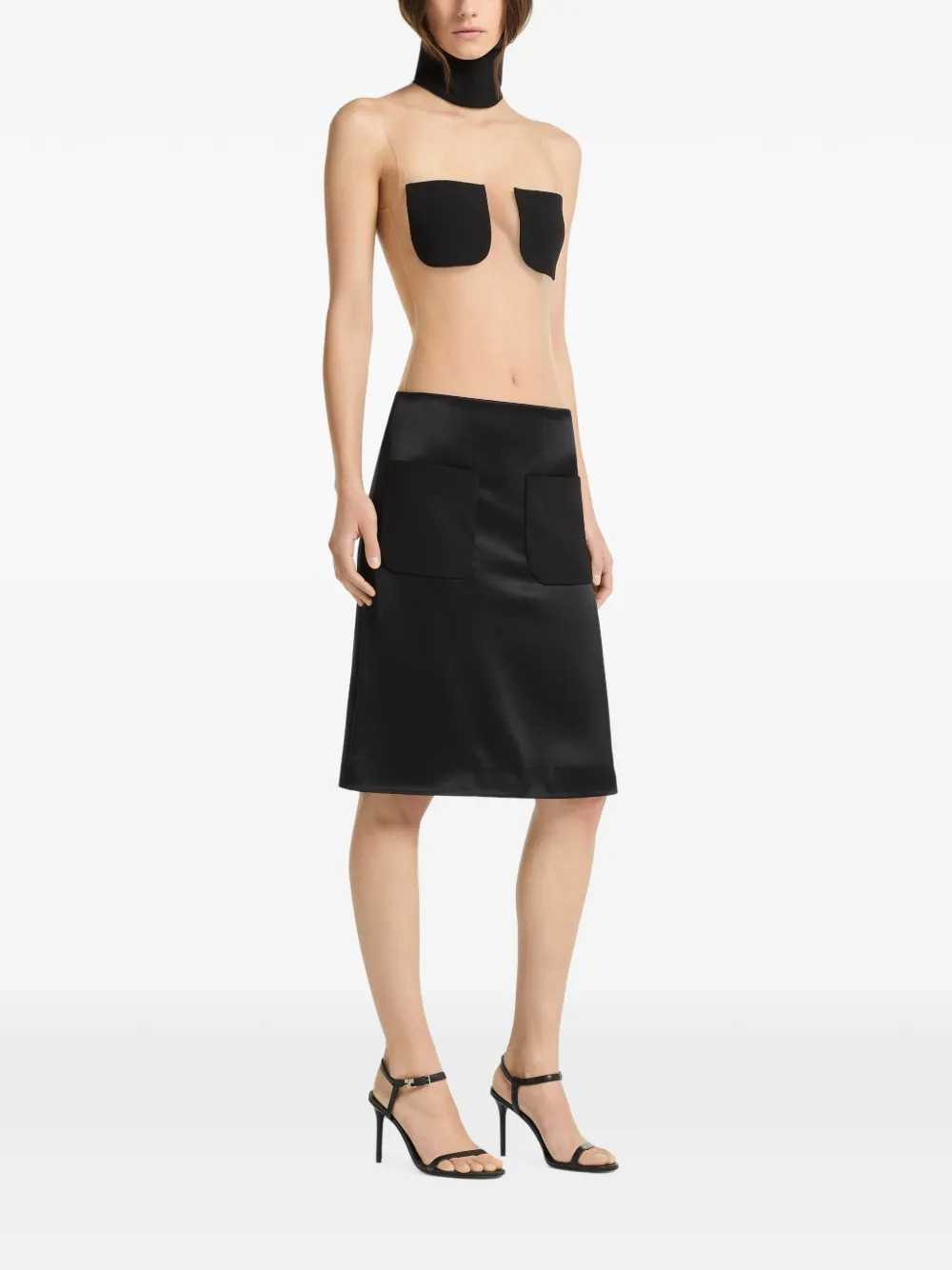Courreges Women Bodysuit With Illusion-Effect Pockets COURREGES