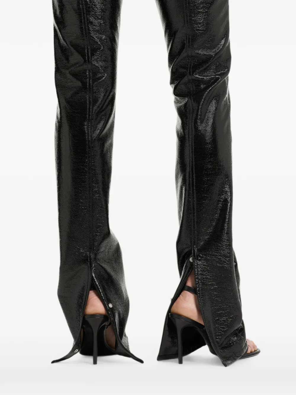 Courreges Women Straight-Leg Vinyl Trousers COURREGES