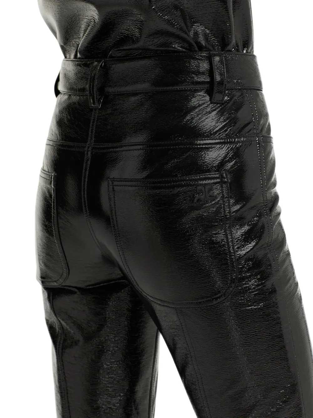 Courreges Women Straight-Leg Vinyl Trousers COURREGES