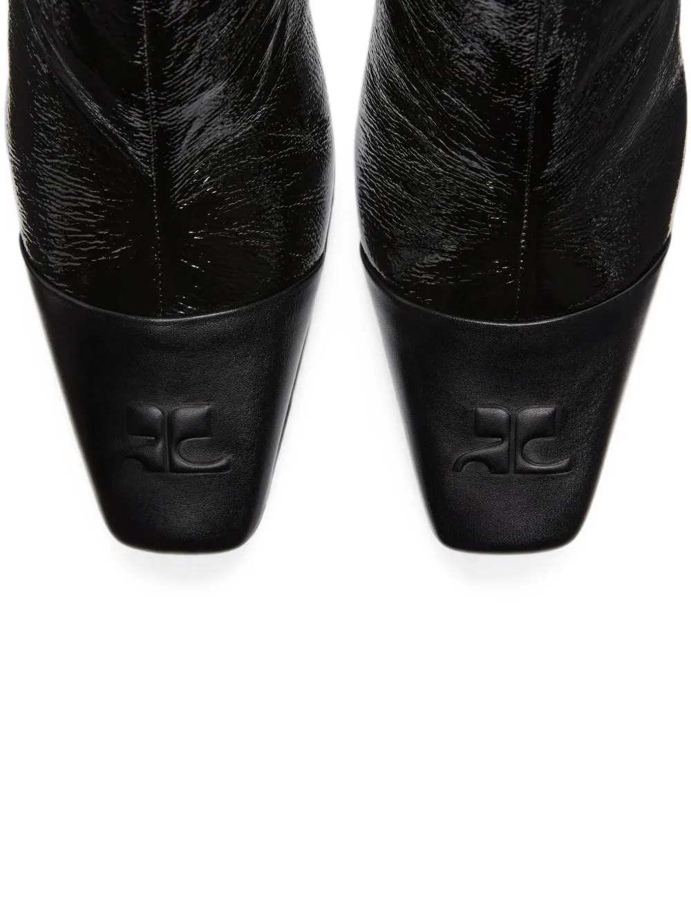 Courreges Women Ruched-Toe Boots COURREGES
