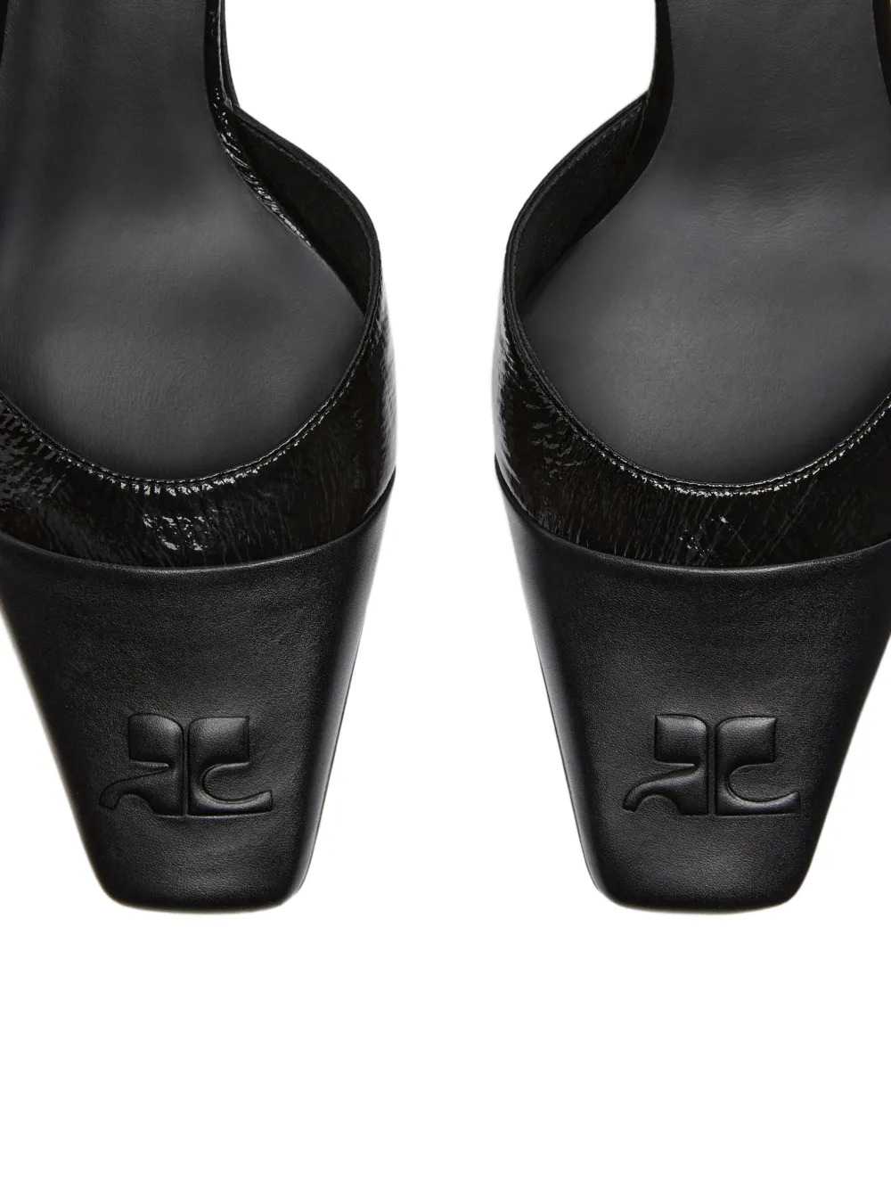 Courreges Women Slingback Pumps With Vinyl Toe COURREGES