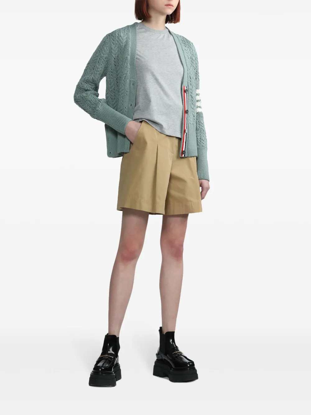 Thom Browne Women Relaxed-Fit T-Shirt THOM BROWNE