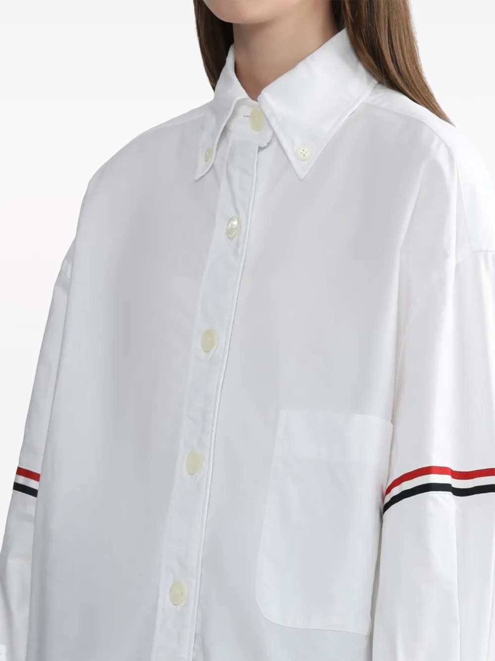 Thom Browne Women Oversized Oxford Shirt THOM BROWNE