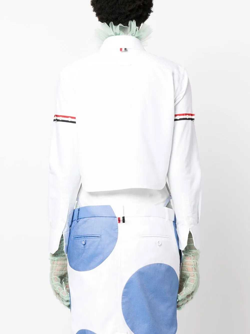 Thom Browne Women Cropped Shirt THOM BROWNE