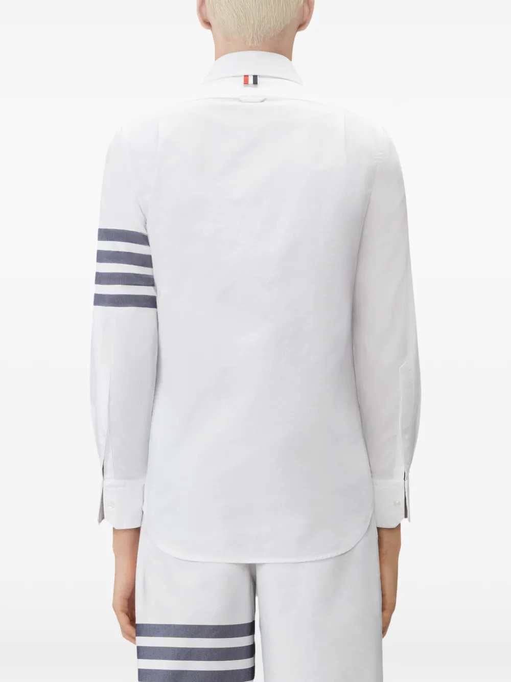 Thom Browne Men Oxford Shirt With 4-Stripe Detail THOM BROWNE