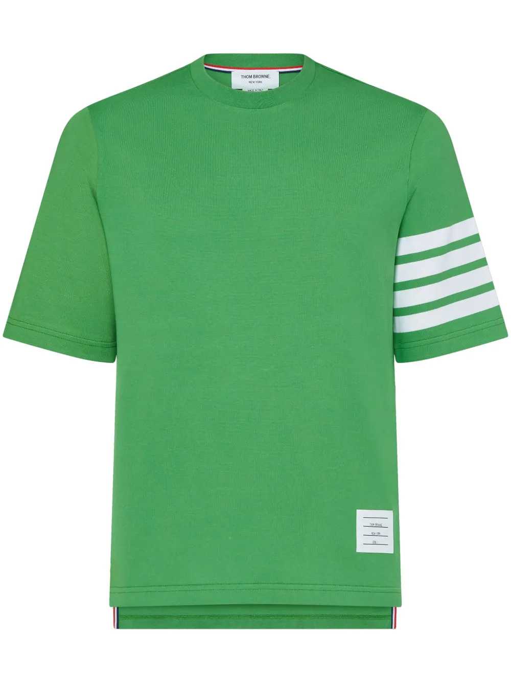 Thom Browne Men Short-Sleeve T-Shirt With 4-Bar Detail THOM BROWNE