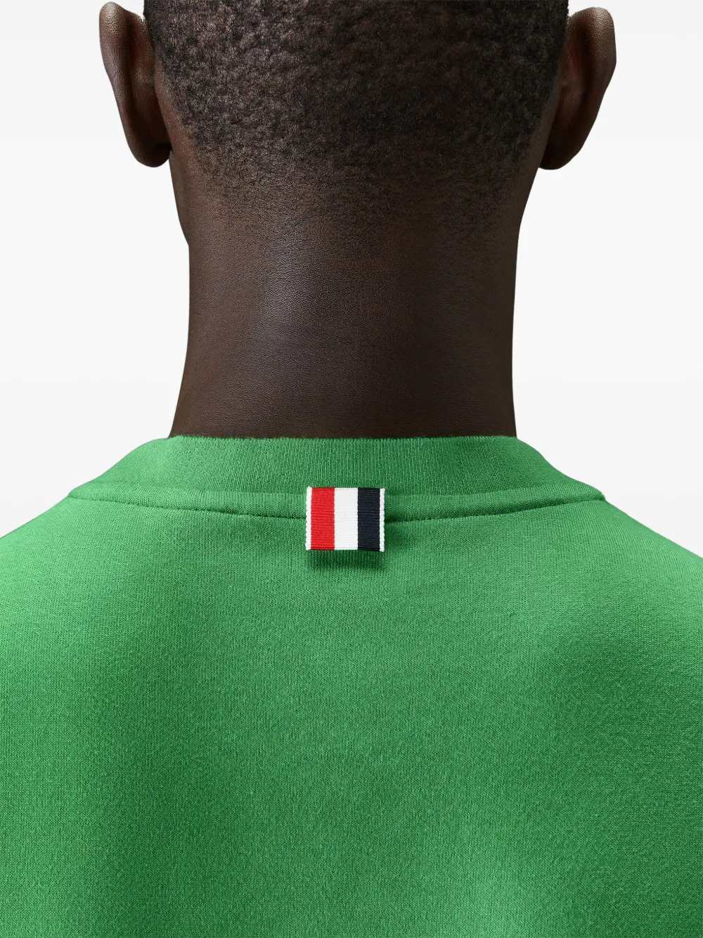 Thom Browne Men Short-Sleeve T-Shirt With 4-Bar Detail THOM BROWNE